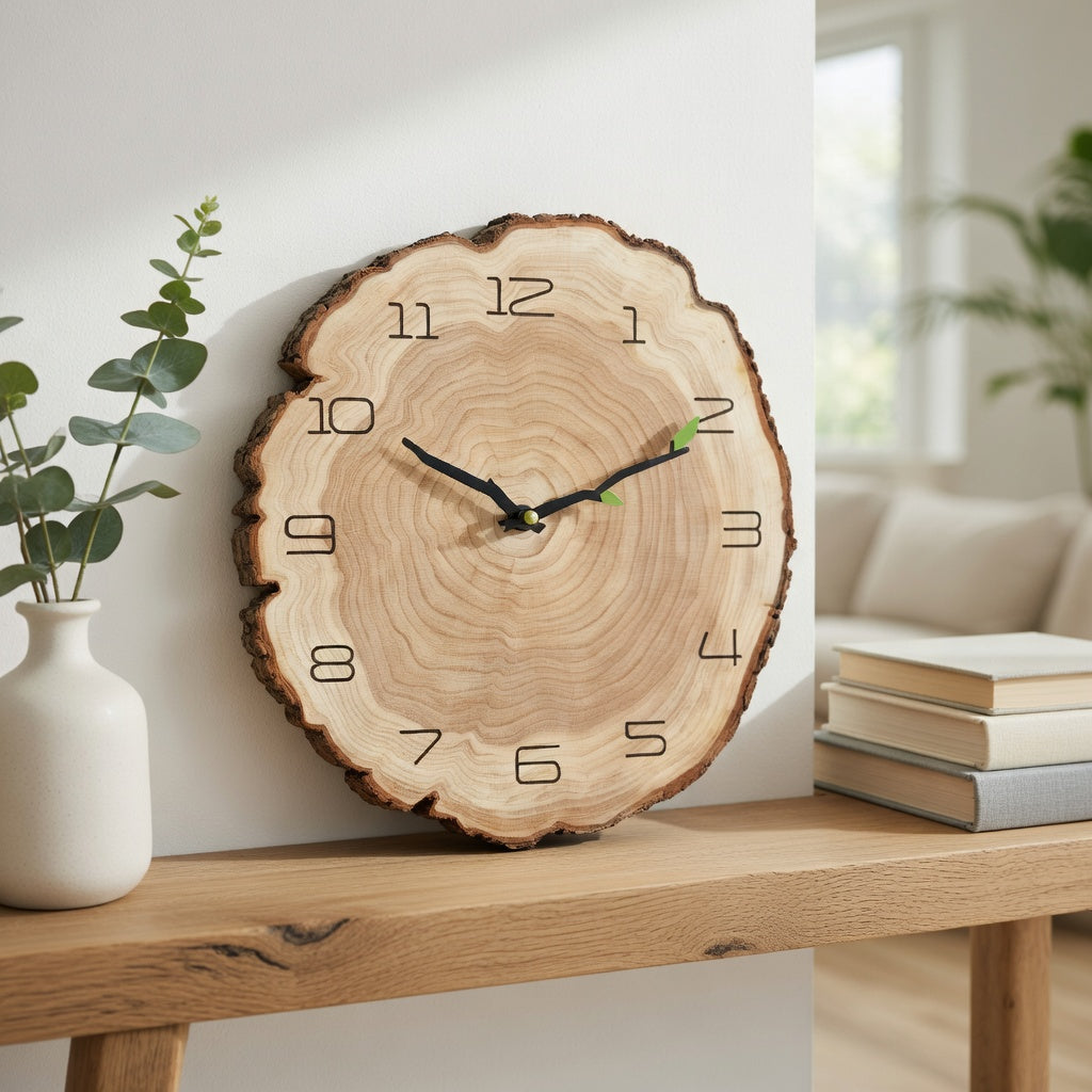 Vintage Wooden Wall Clock