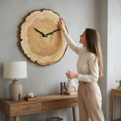 Vintage Wooden Wall Clock